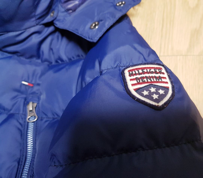 타미힐피거 데님 플레인 폴리 다운 롱패딩 점퍼 이미지