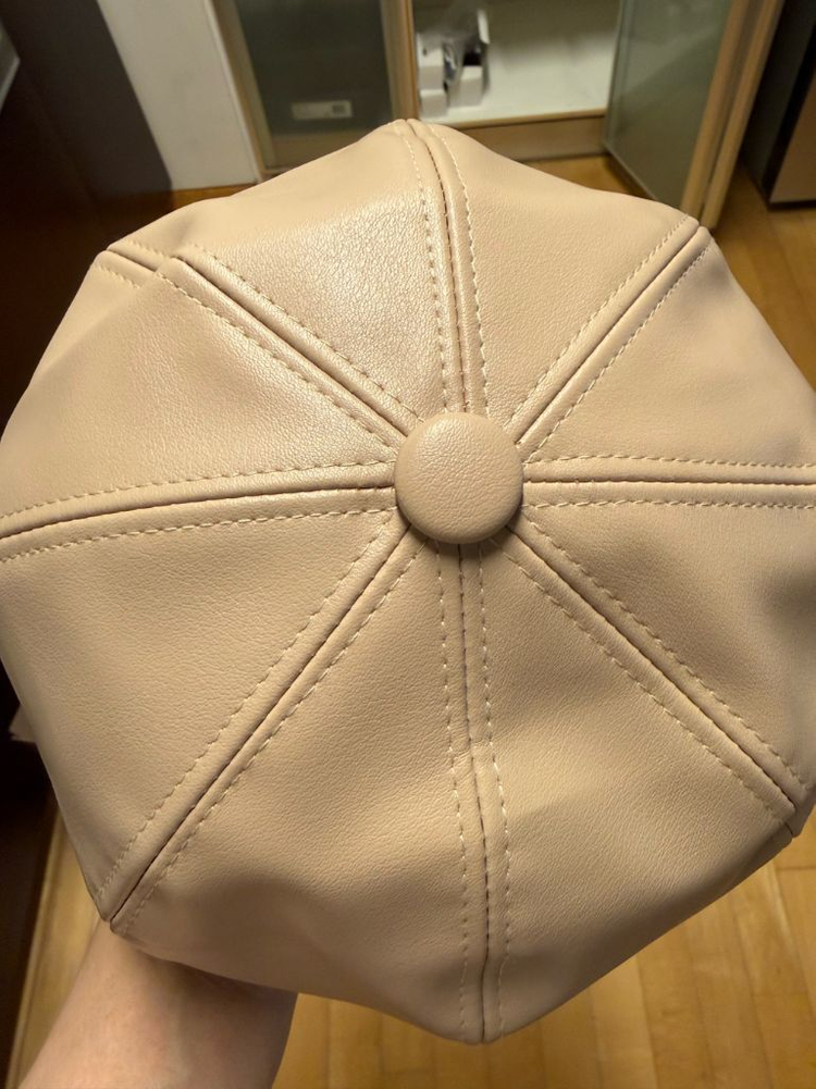 가죽헌팅캡 새제품 이미지