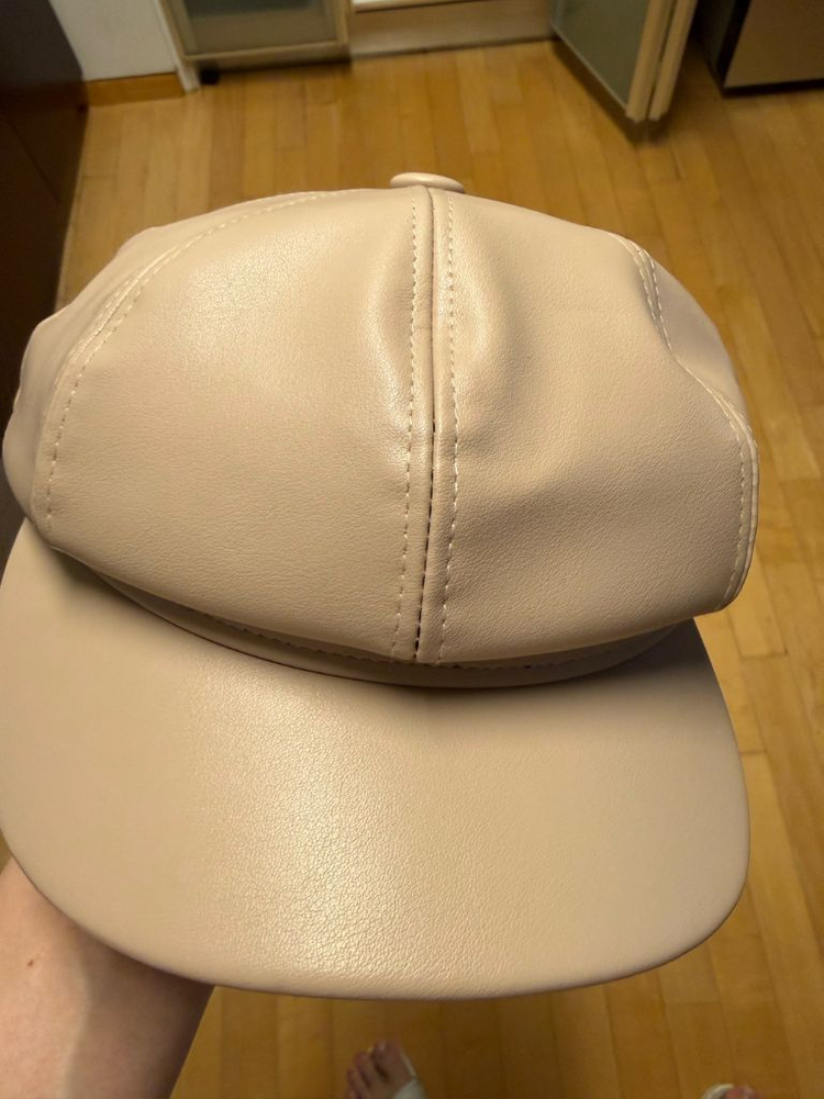 가죽헌팅캡 새제품 이미지