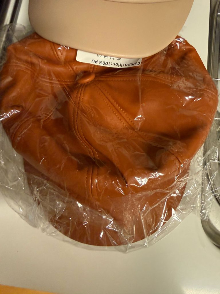 가죽헌팅캡 새제품 이미지