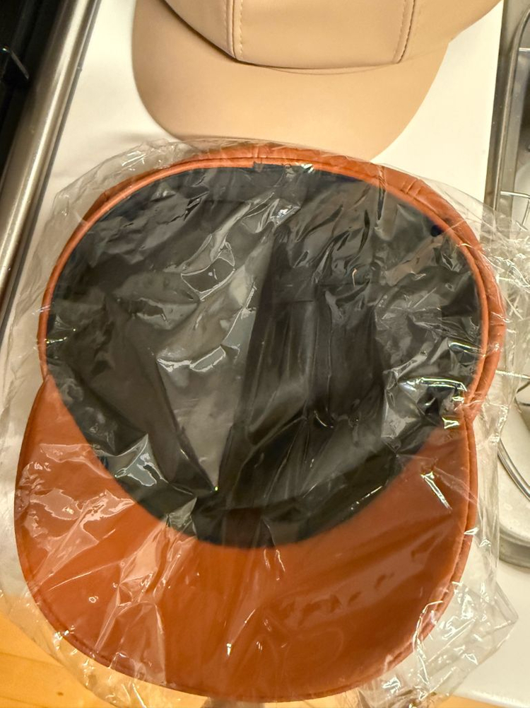 가죽헌팅캡 새제품 이미지