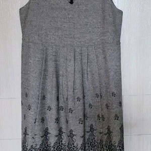 77) 새옷/PRENATAL 쁘레나탈 모직혼방 자수원피스