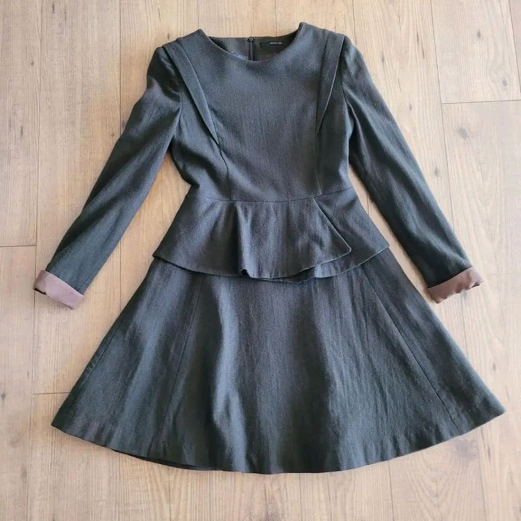 55) 케네스레이디 모76% 겨울 원피스--2