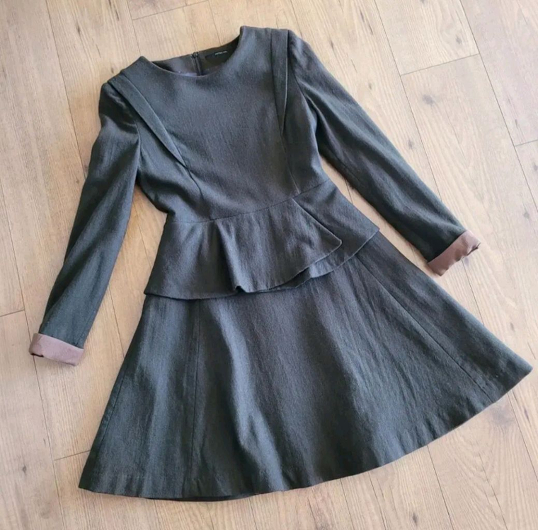 55) 케네스레이디 모76% 겨울 원피스--3