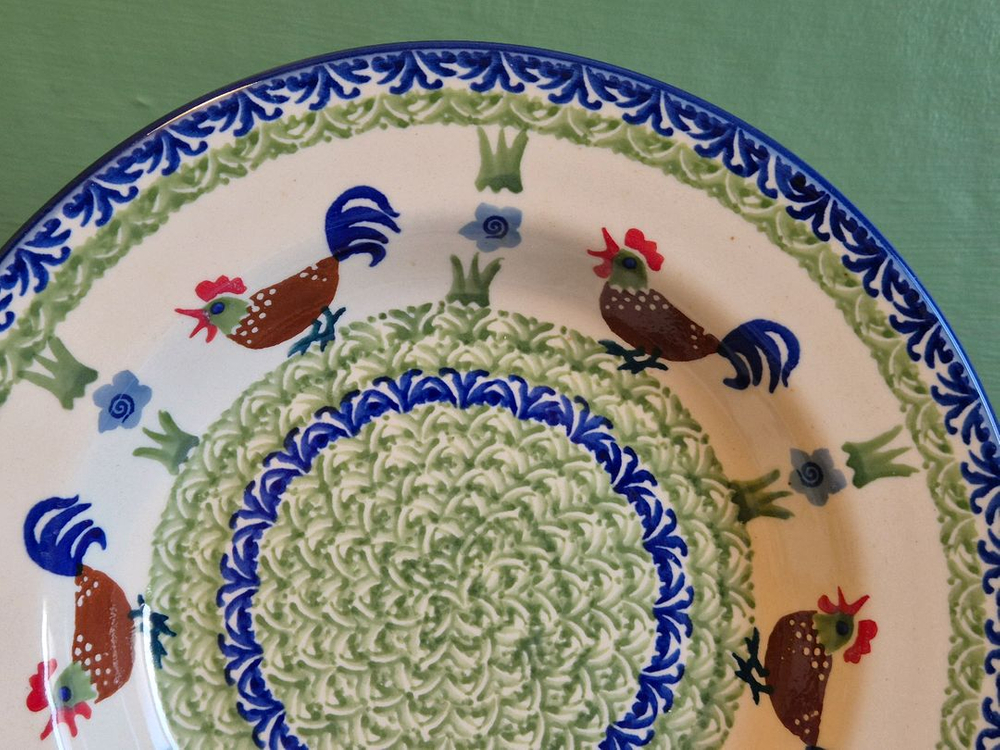 폴란드 우니카트 파스타 접시--1