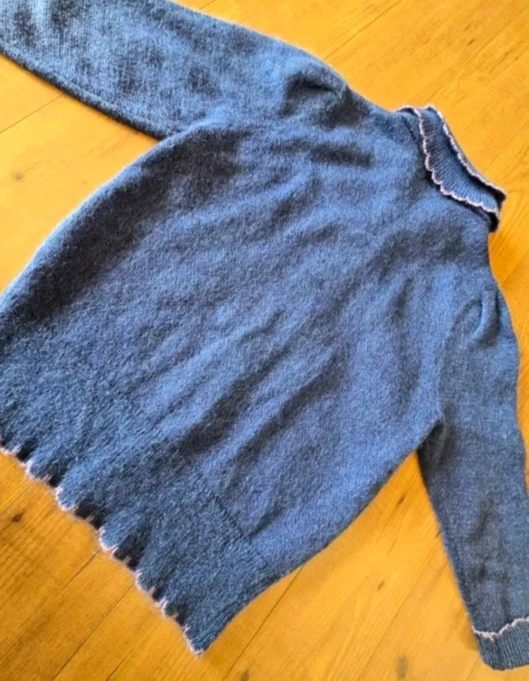 77~88) 아주 따뜻한 앙고라 자수 겨울 가디건--2