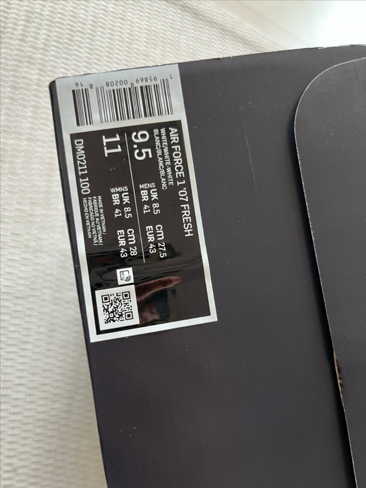 나이키 에어포스원 07 프레쉬,275사이즈--7