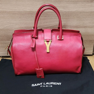 생로랑 카바시크 토트백 레드