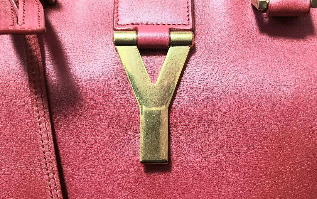 생로랑 카바시크 토트백 레드--3