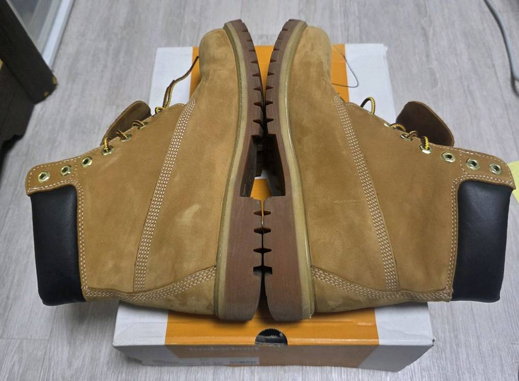 팀버랜드 6인치 프리미엄 워터프루프 누벅부츠(285)--8