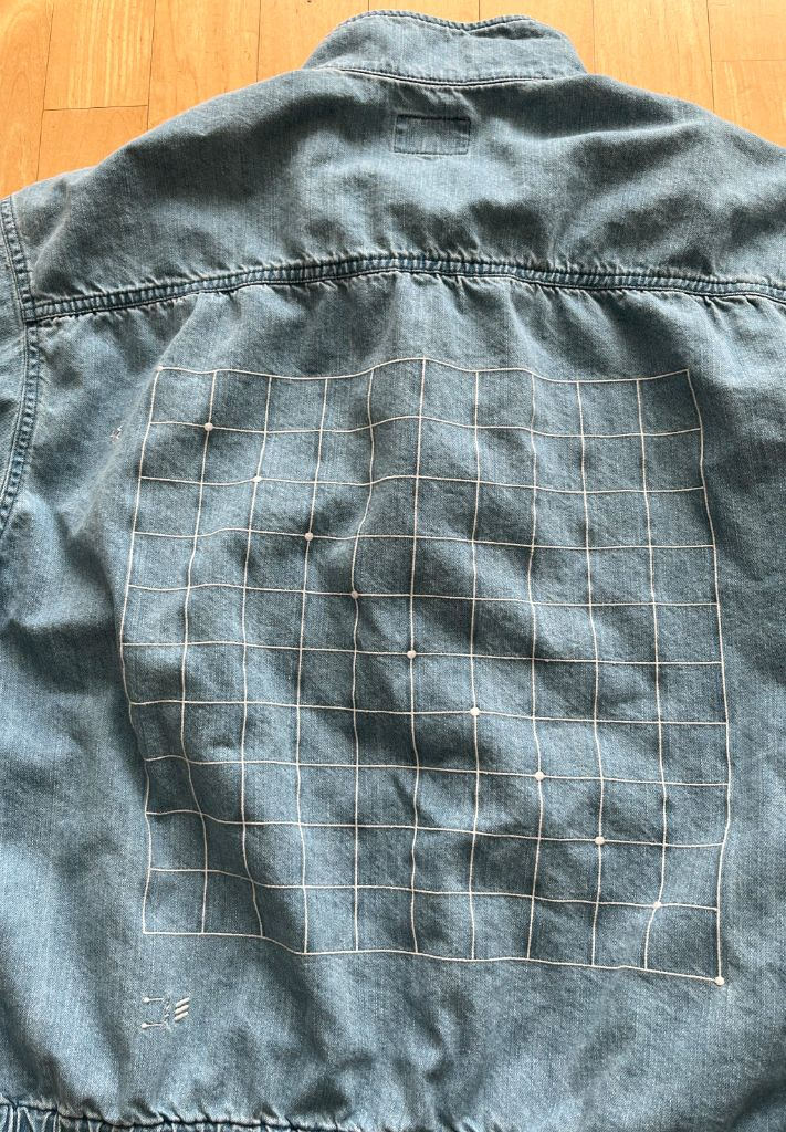 카브엠트 블리치드 데님 하프 집 자켓 사이즈 L 이미지