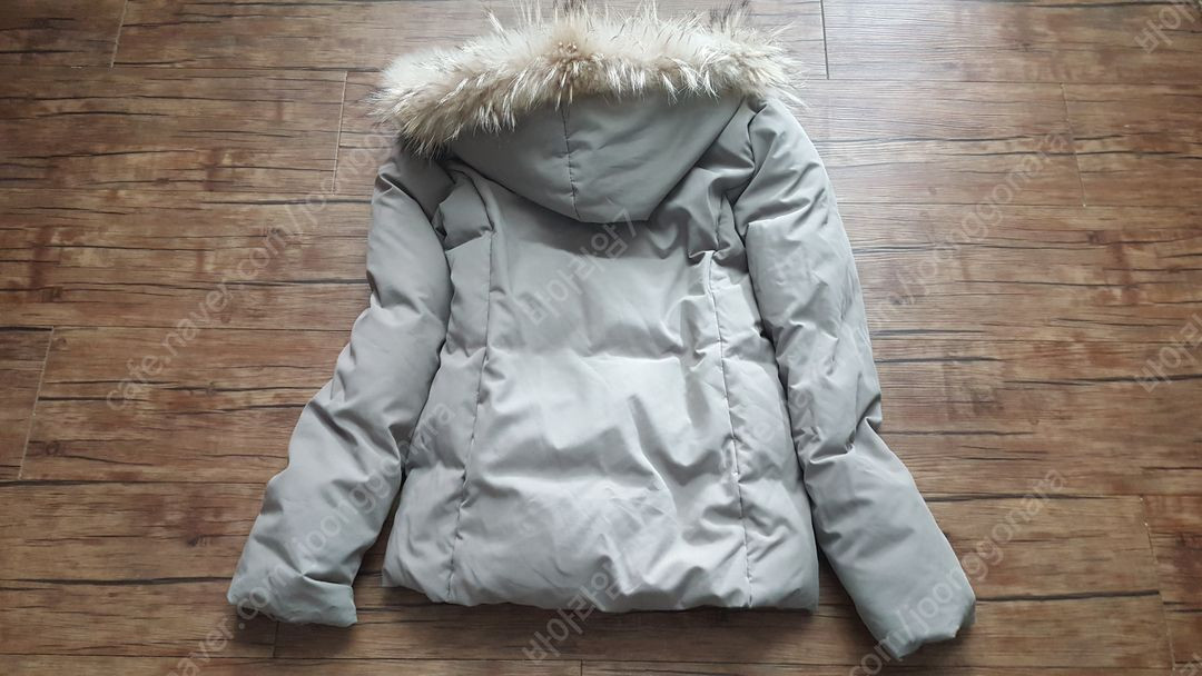 여성 66 숏패딩 덕다운 후드패딩 안지크ANSICH--1