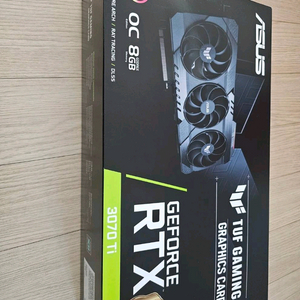 ASUS TUF RTX3070Ti 8GB 그래픽카드 팝니다.
