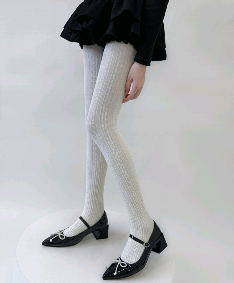 니트 스타킹(새상품) 이미지