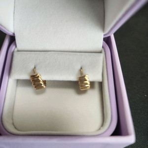 골든듀 마돈나 솔리드 귀걸이 옐로골드