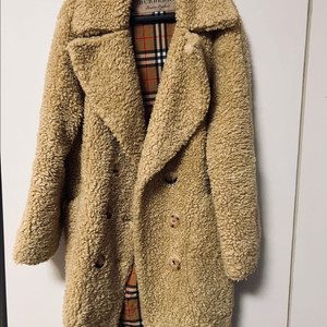 버버리 정품 테디베어 쉐어링 울 코트