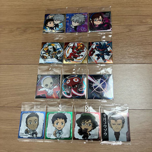 에반게리온 웨하스 씰 스티커 피규어 가챠