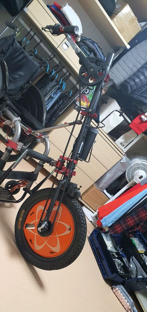 장애인 휠체어 자전거--8