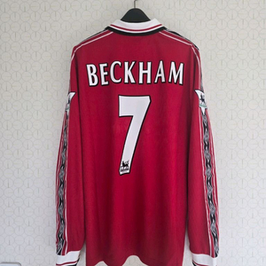 맨유 트레블 긴팔 유니폼 베컴