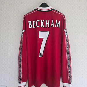 맨유 트레블 긴팔 유니폼 베컴