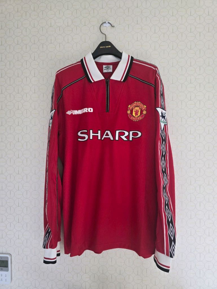 맨유 트레블 긴팔 유니폼 베컴--1