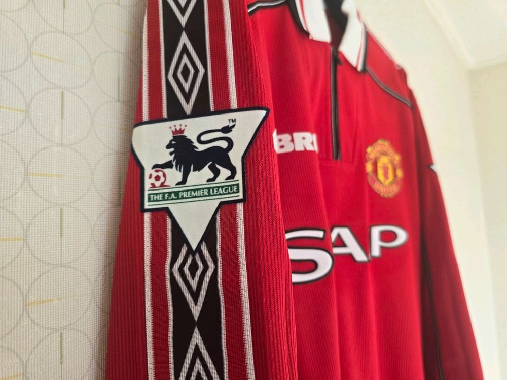 맨유 트레블 긴팔 유니폼 베컴--3