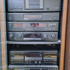 (첫번째 채팅네고)[정품] KENWOOD 켄우드 오디오 세트 스피커