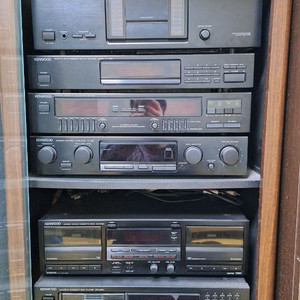 (첫번째 채팅네고)[정품] KENWOOD 켄우드 오디오 세트 스피커