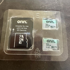 32GB 마이크로SD카드 2개 + 어댑터 세트