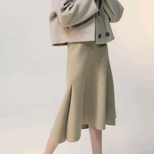 정가 69만 5천원! 랑방컬렉션 LANVIN COLLECTION 21 플레어 헴 스커트 (44) 무료 배송