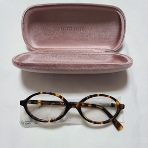 미우미우 리가드 선글라스 블루 렌즈 허니 톨토이즈쉘 아세테이트 얼터너티브 핏 이미지