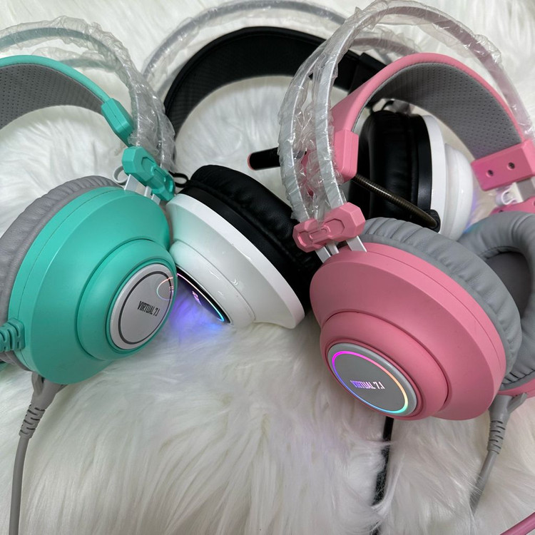 [당일출발]앱코해커 N550 화이트 게이밍 유선 헤드셋--2