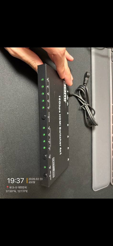 4:1 4k HDMI 셀렉터 테라베이 sw41--1