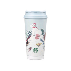 스타벅스 홀리데이 프렌즈 엘마 텀블러