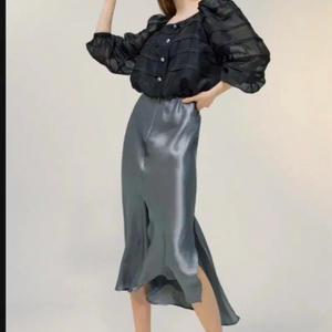 랑방컬렉션 시스루블라우스