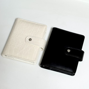 A7 포켓 육공 다이어리 바인더 크림, 블랙 새상품