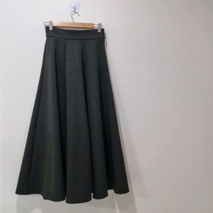 아상 블라주 AG ASANG 블랙 플레어 스커트