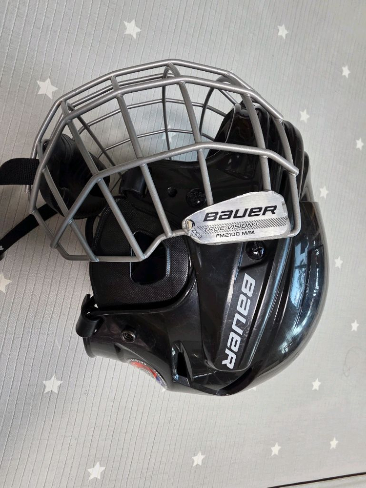 아이스하키 바우어 헬멧 FM2100 m사이즈(철망 케이지 가능)--6