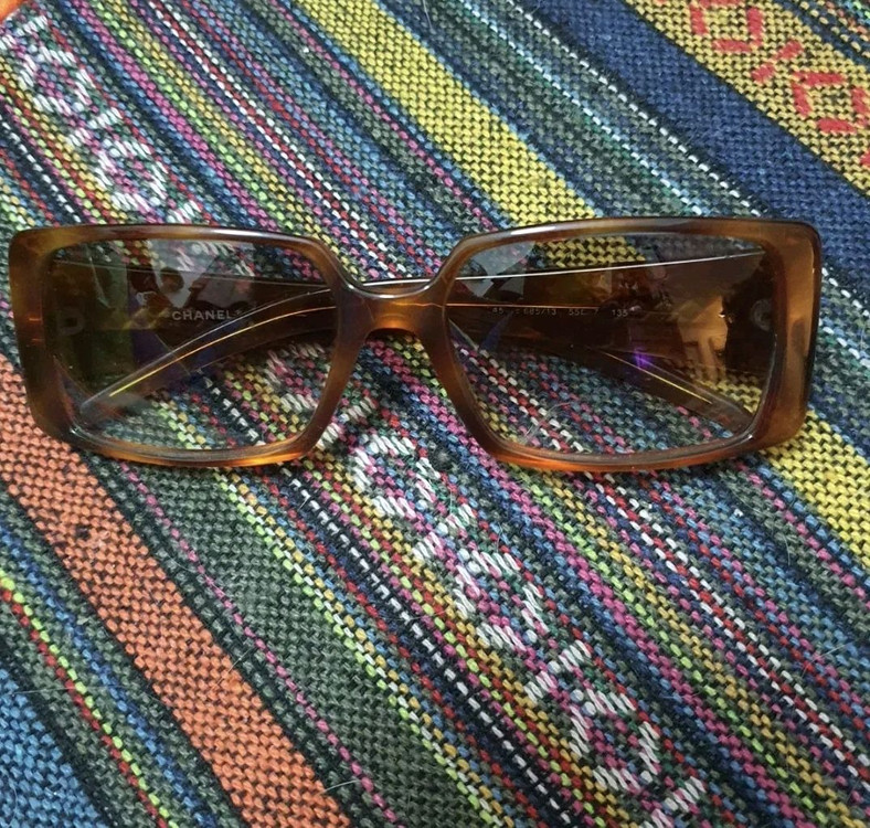 샤넬 정품 선글라스 샤넬 스퀘어 선글라스 다크 토터스--0