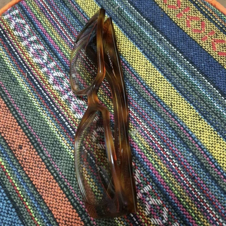 샤넬 정품 선글라스 샤넬 스퀘어 선글라스 다크 토터스--7