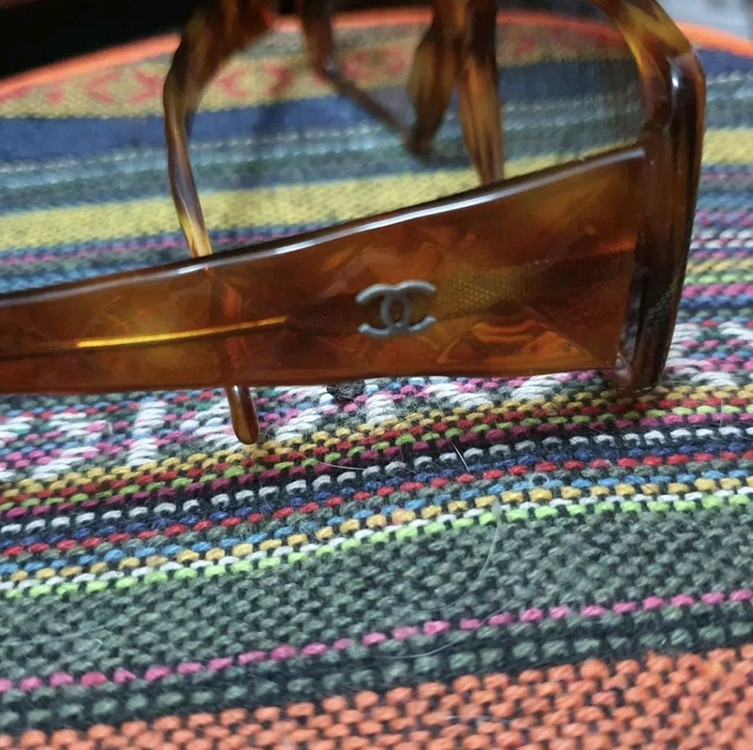 샤넬 정품 선글라스 샤넬 스퀘어 선글라스 다크 토터스--8