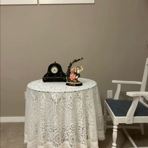 레이스 원형 테이블 식탁보(22) 이미지