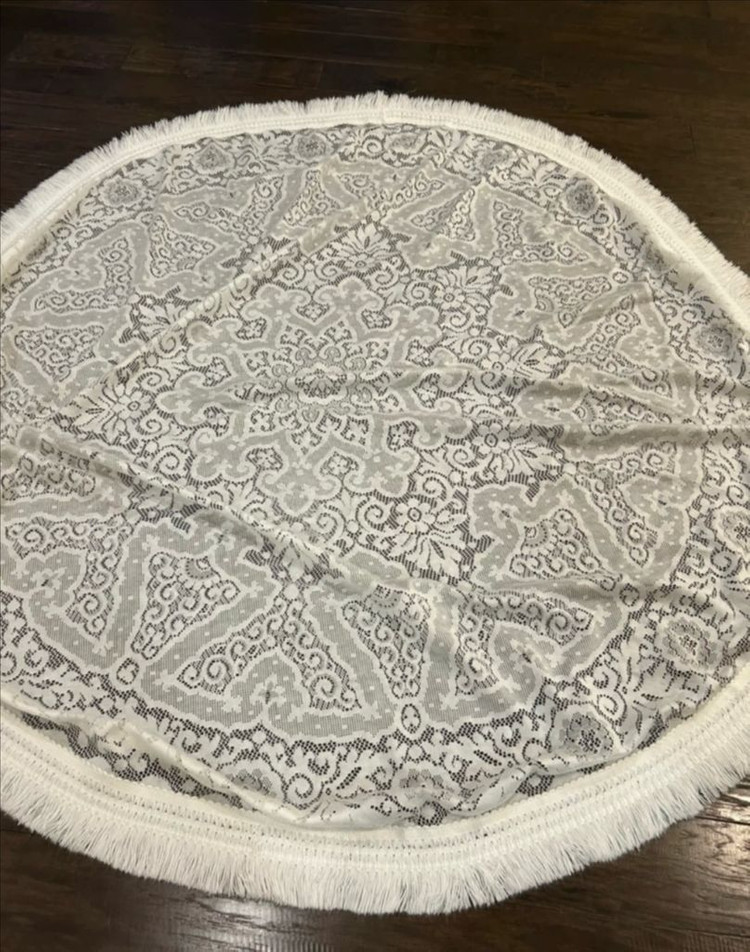 레이스 원형 테이블 식탁보(22) 이미지