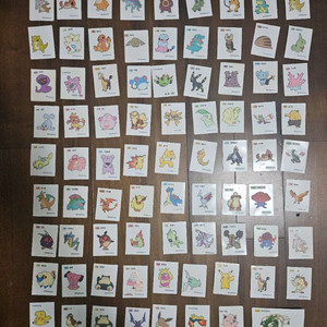 포켓몬 띠부띠부씰 이미지