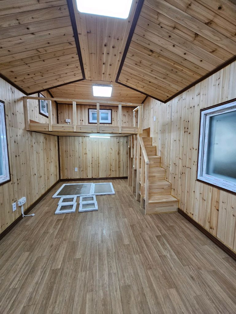 고급 3*7 복층 다락형 농막, 이동식주택, 농촌체류형쉼터, 컨테이너 1500만원--6