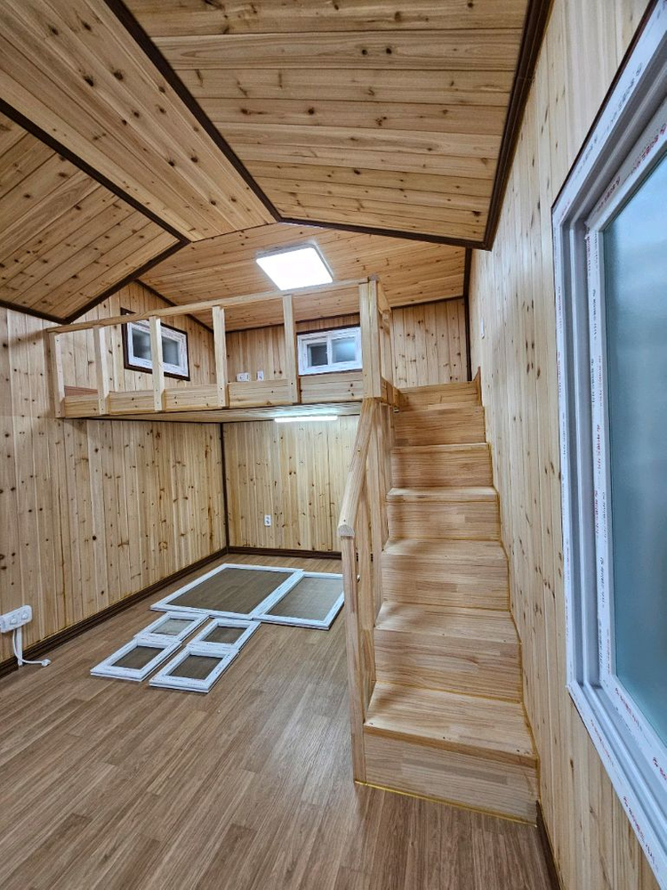 고급 3*7 복층 다락형 농막, 이동식주택, 농촌체류형쉼터, 컨테이너 1500만원--7