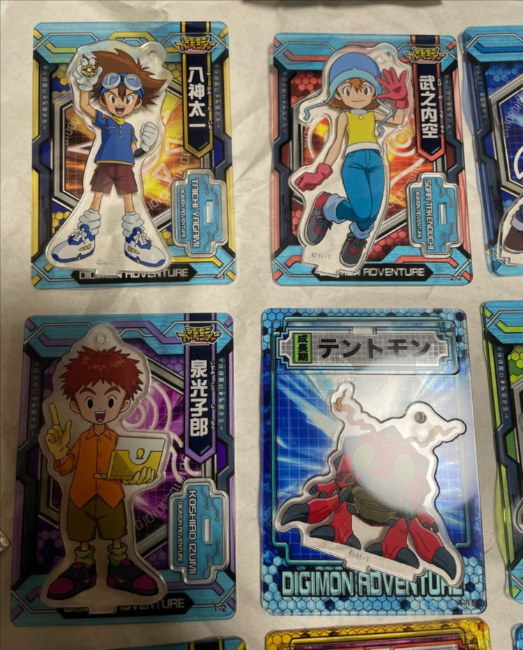 디지몬 어드벤처 아크릴de데카드 11종 일괄판매--1
