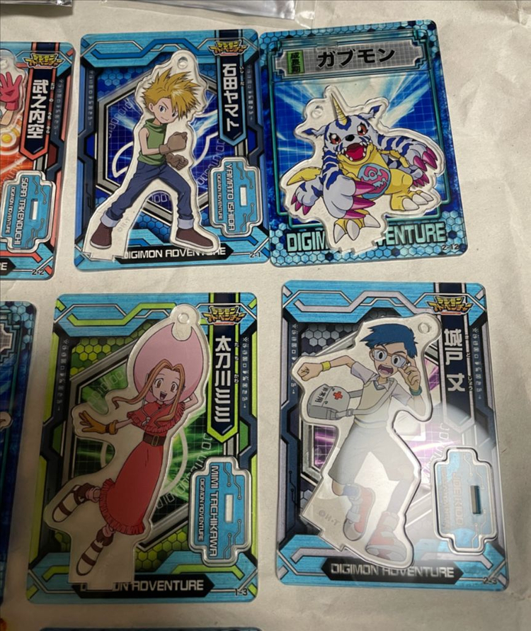디지몬 어드벤처 아크릴de데카드 11종 일괄판매--2