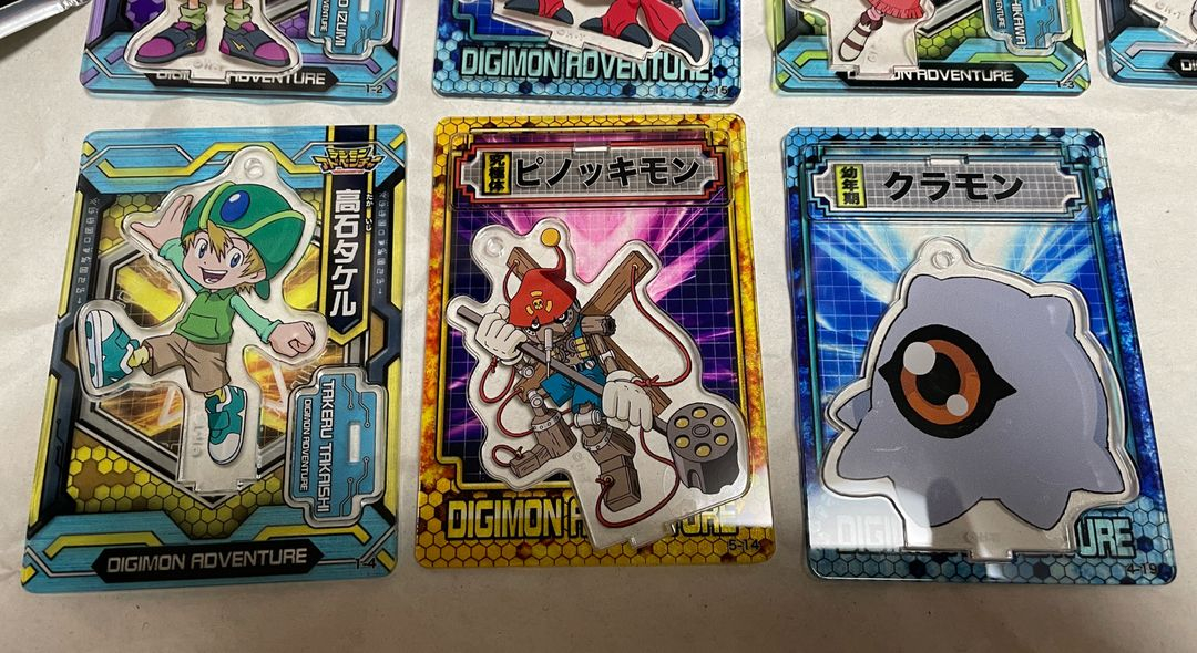 디지몬 어드벤처 아크릴de데카드 11종 일괄판매--3