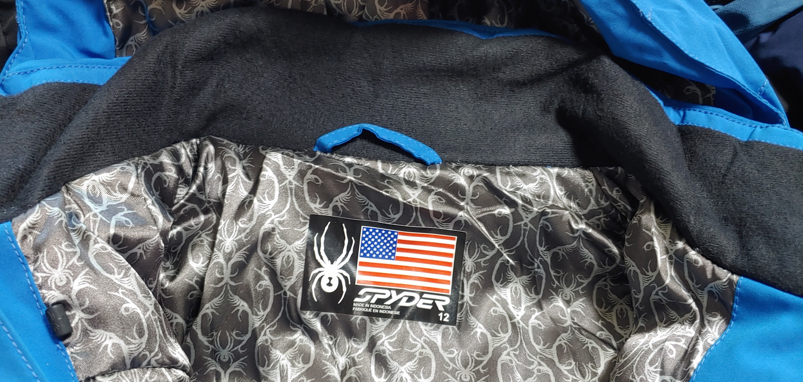 스파이더 US 스키팀 상의 주니어 140--2